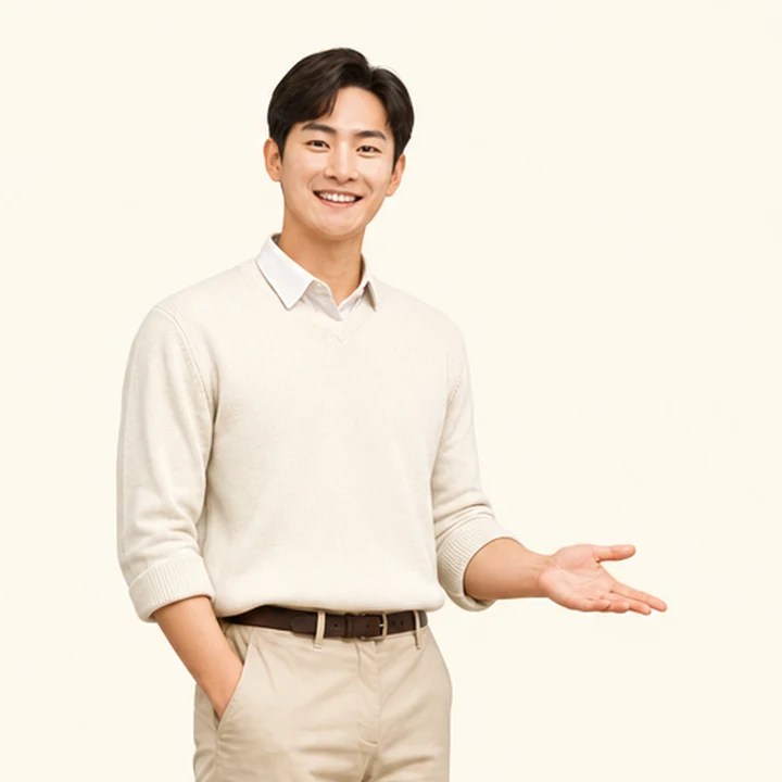 신용불량자 K8 장기렌트카 상담 신청을 안내하는 담당자